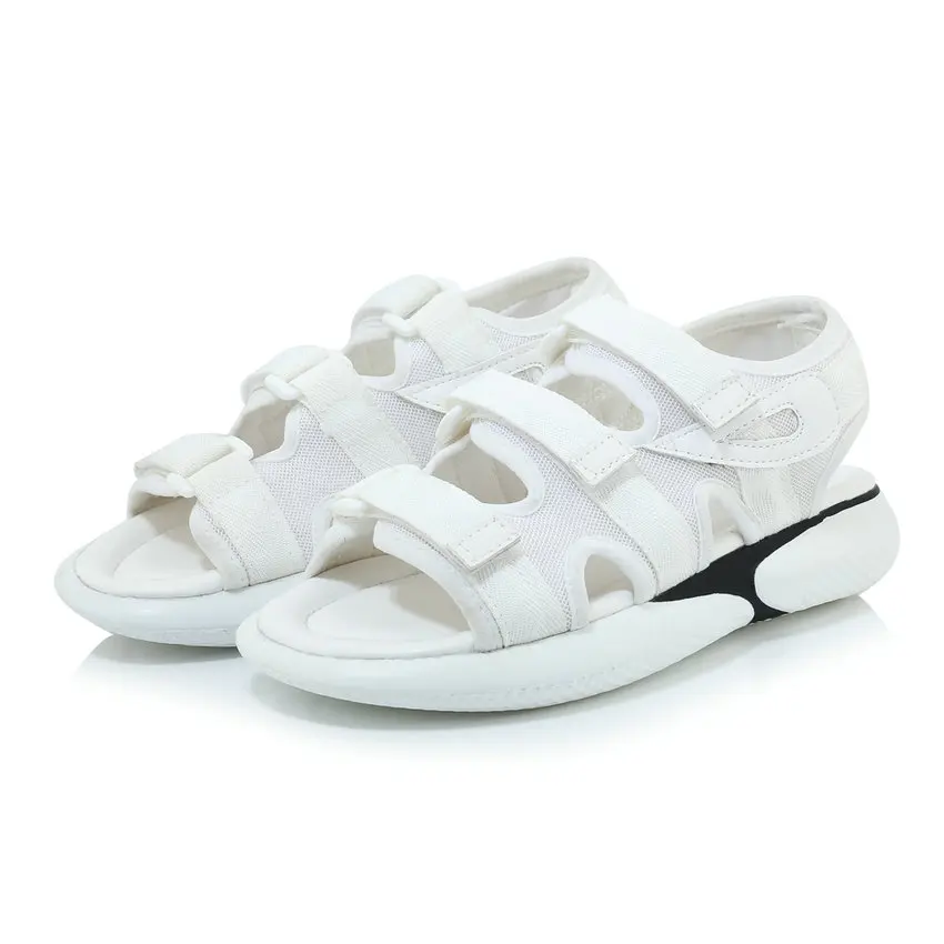 Женская обувь на липучке ESVEVA элегантная белая повседневная низком каблуке с