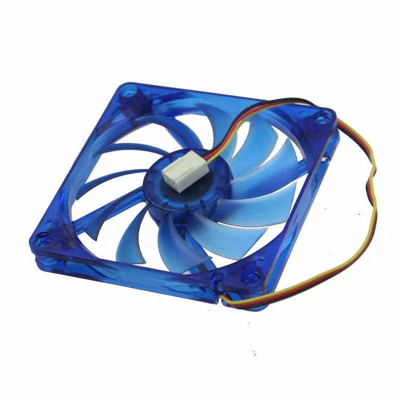 Gdstime 2 шт. DC 12 В синий 80x80x10 мм 8 см 3,14 дюйма 3Pin FG PC чехол для компьютера cpu VGA кулер 8010 Вентилятор охлаждения 80 мм x 10 мм