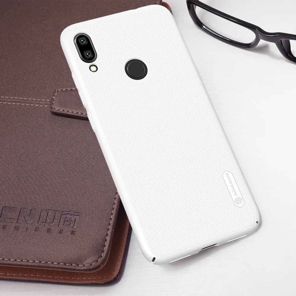 Redmi note 7 case cover 6.3'' NILLKIN Frosted PC Matte hard back with Gift Phone Holder For xiaomi redmi pro | Мобильные