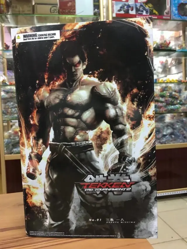 25 см Tekken 2 KAZUYA MISHIMA ПВХ экшн фигурка PLAY ARTS KAI Fight Technology игра подвижная модель
