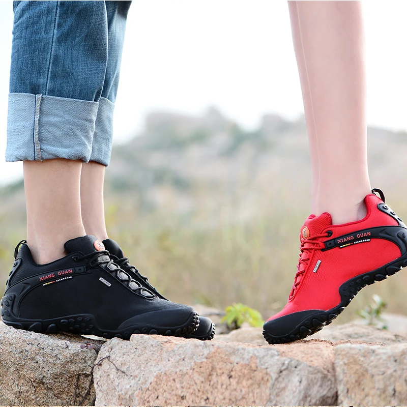 

Women Sport Hiking Shoes Waterproof Climbing Mountaineer For Female Trekking Outdoor Walking Sneakers Slip Resistant XIANGGUAN