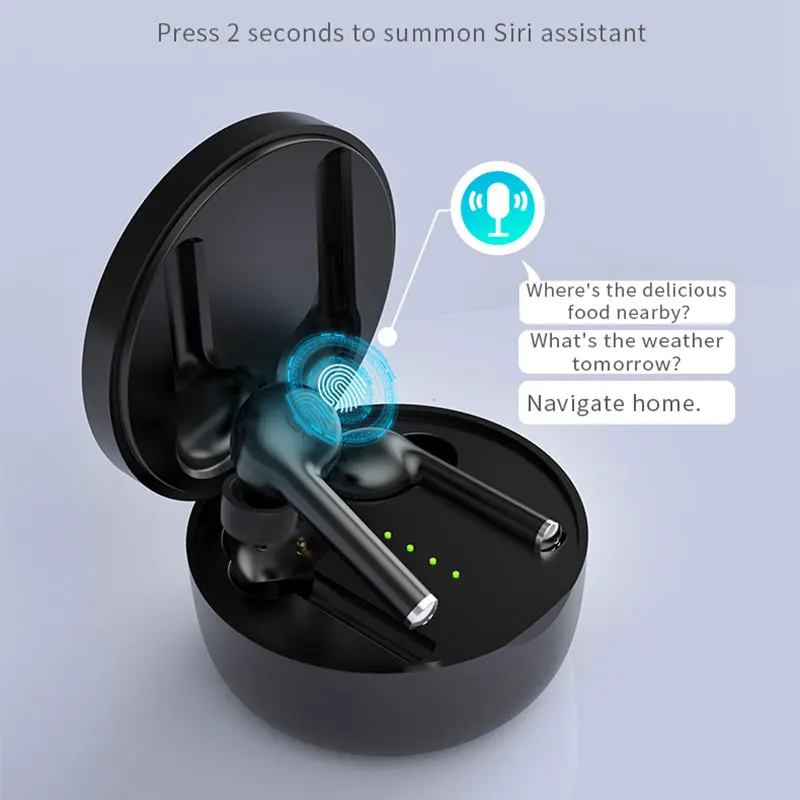 TW40 TWS с сенсорным управлением настоящие беспроводные Bluetooth наушники спортивные