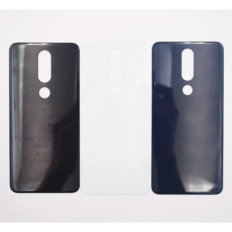 Новая стеклянная крышка батарейного отсека BaanSam задняя корпуса для Nokia X6 без клея
