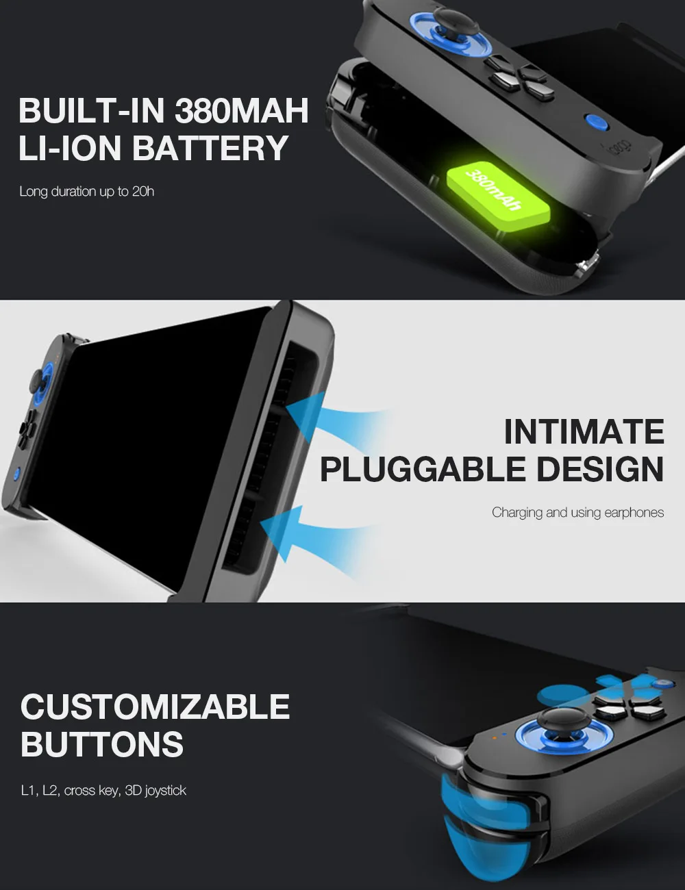 Новое поступление iPEGA PG-9120 беспроводной геймпад для планшетных ПК Android Bluetooth 4,0 игровой контроллер Джойстик для планшетных ПК
