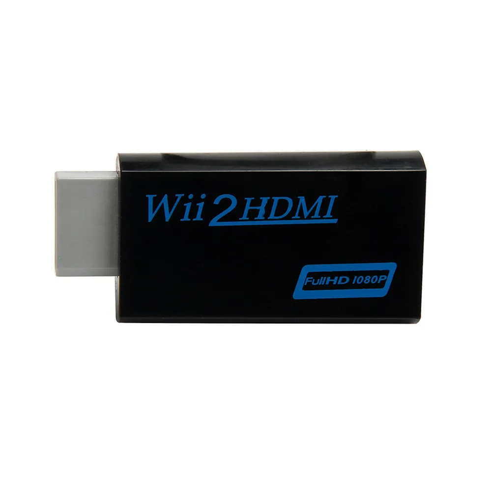 Высококачественный Full HD HDMI 1080P конвертер адаптер с 3,5 мм аудио выходом для wii 2 белый дропшиппинг