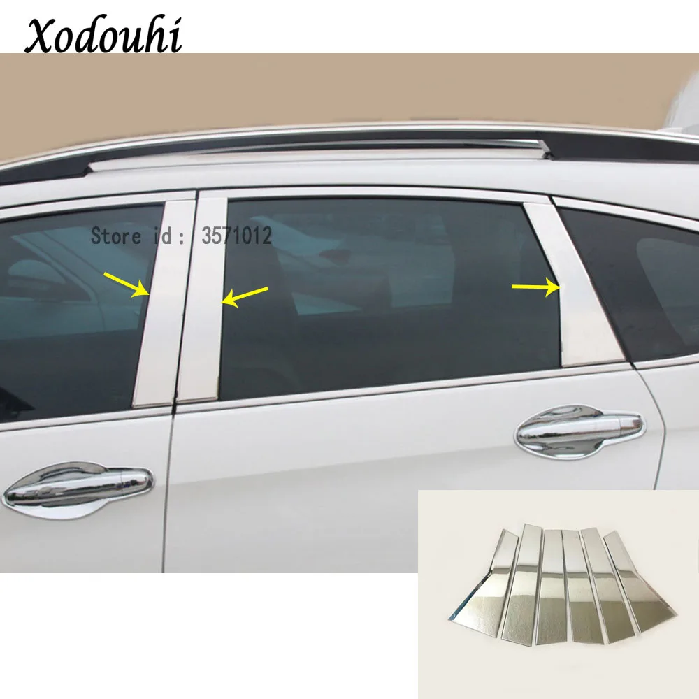 6 шт. декоративные колпачки для автомобиля Honda CRV CR V 2012 2013 2014 2015 2016|Хромирование| |