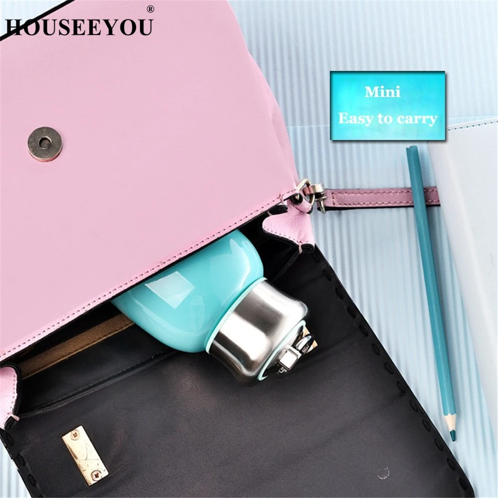 HOT 200ML/280ML Mini Cute Coffee Vacuum Flasks Thermos Stainless Steel Travel Drink Water Bottle Thermoses Cups and Mugs
