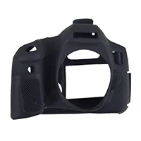 For Canon 6D Black Мягкая силиконовая резина Камера тела защитный чехол кожи для Canon 6D для Canon 5D4 для Canon 80D Камера сумка - Цвет: For Canon 6D Black