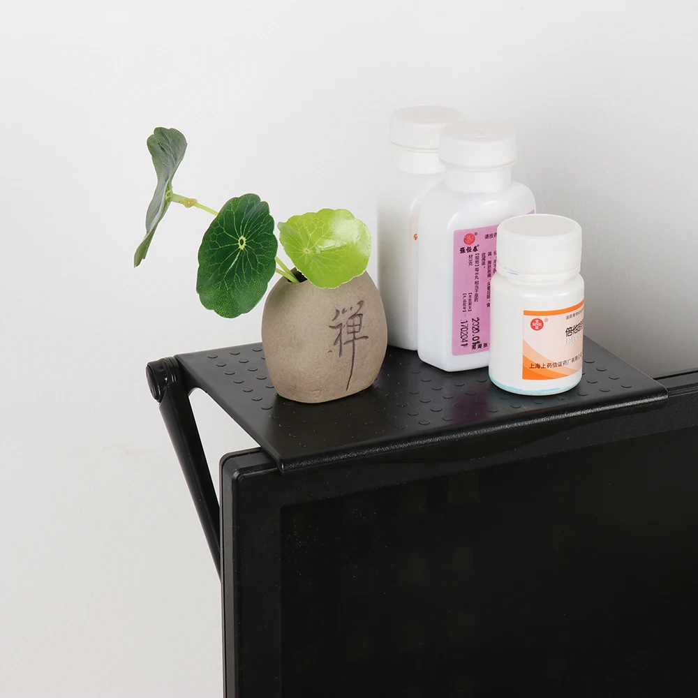 1 шт. Пластиковый Регулируемый зажим для экрана компьютерная стойка органайзер