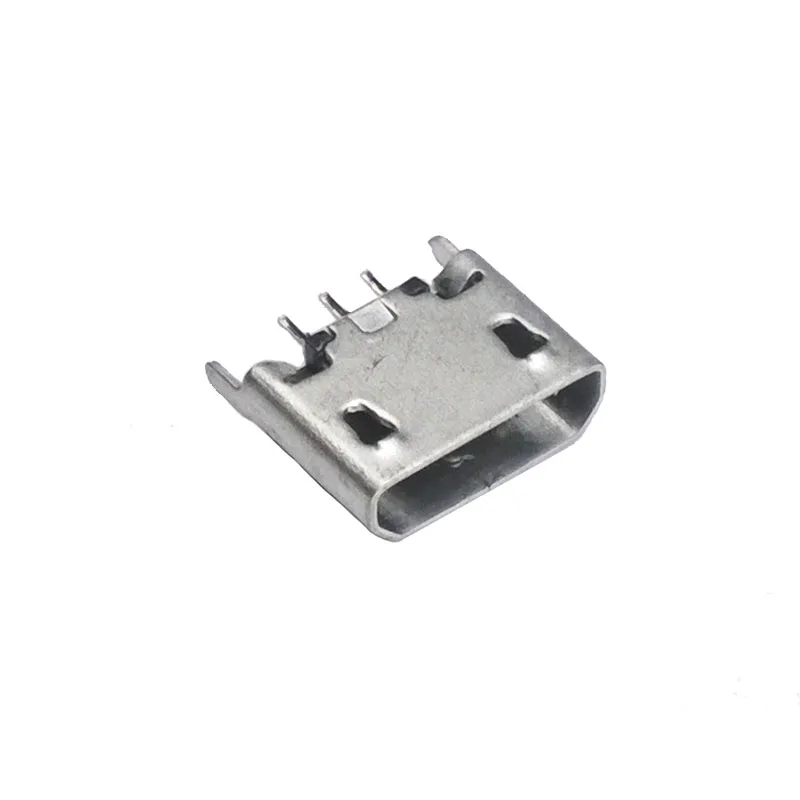 20 шт./лот USB 180 градусов 5 Pin Разъемы плоский разъем Micro пластиковый корпус Jack Tail Sockect