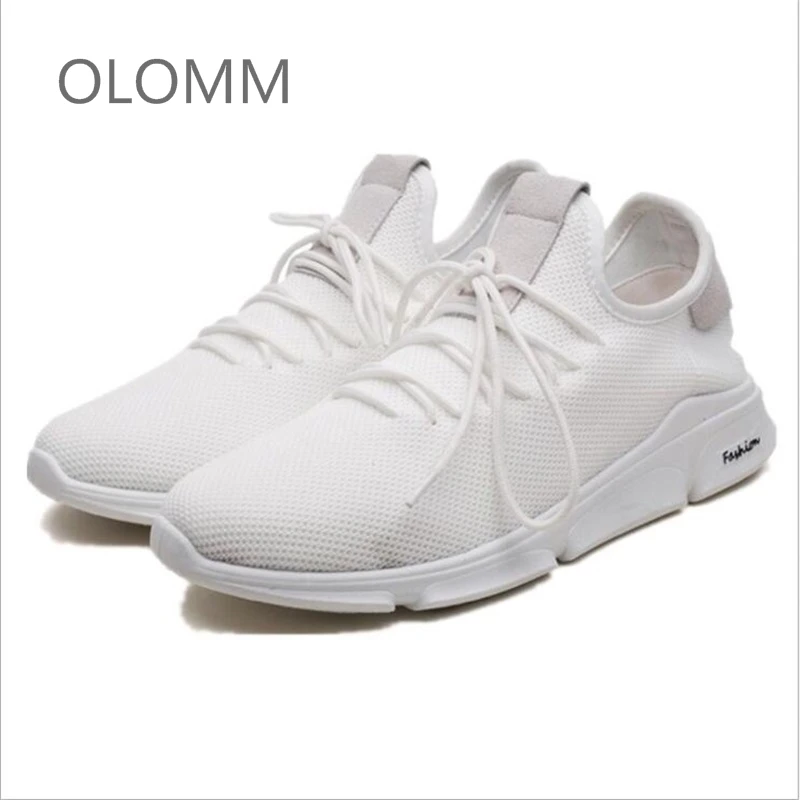 OLOMM/Новые мужские повседневные туфли с дезодоратором дышащие сетчатые в