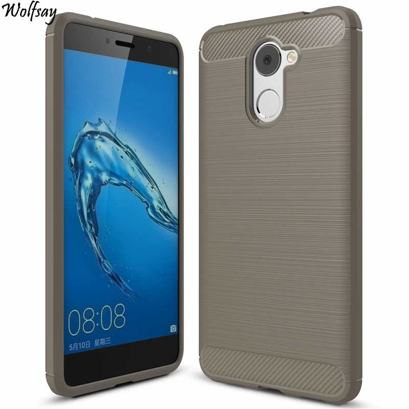 Чехол для телефона Huawei Y7 Prime 2018 чехол из углеродного волокна мягкий силиконовый