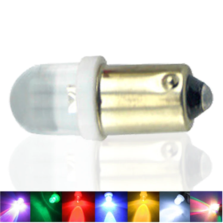 YSY 50 шт 12В DC BA9S 1 светодиодный F8 1 SMD T4W T11 светодиодный лампы выпуклая линза белый синий красный янтарь зеленый пинбол автомобильные лампы