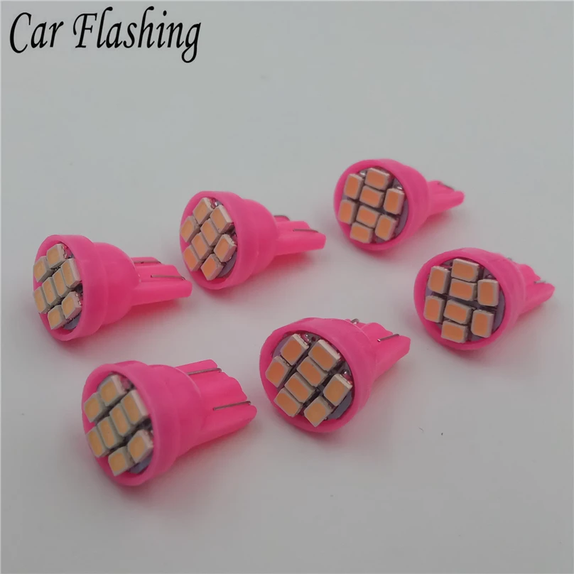 Автомобильные мигающие светодиодные лампы T10 8 smd 100 8SMD 1206 194 168 W5W 192 12 В 3020 шт.|led t10|t10