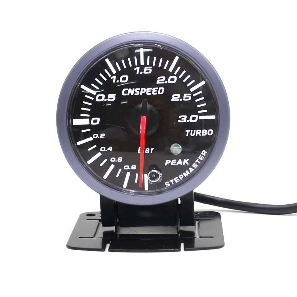 CNSPEED 3 бар 60 мм 2,5 ''Boost турбоманометр белый и янтарный светильник двойной светодиодный дисплей с пиПредупреждение YC101410