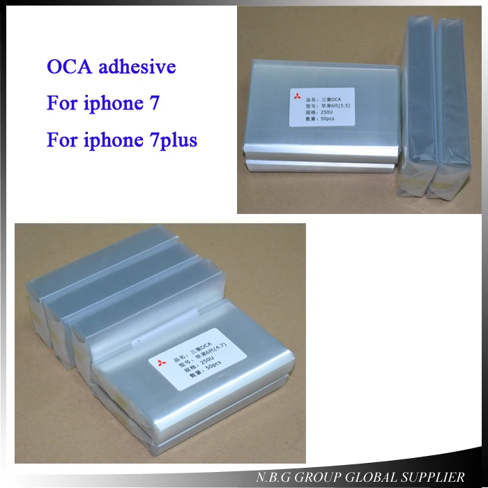 50 шт./лот 6s 7/6Sp 7p OCA клейкая двухсторонняя наклейка клей для iPhone 6 7 4 ''/6Sp 5 5'' 250