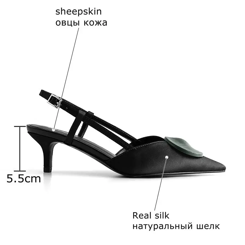 ALLBITEFO/Большие Размеры: 33-42; шелковые женские босоножки с острым носком на высоком каблуке; Высококачественная женская обувь на высоком каблуке; Летняя Пляжная женская обувь