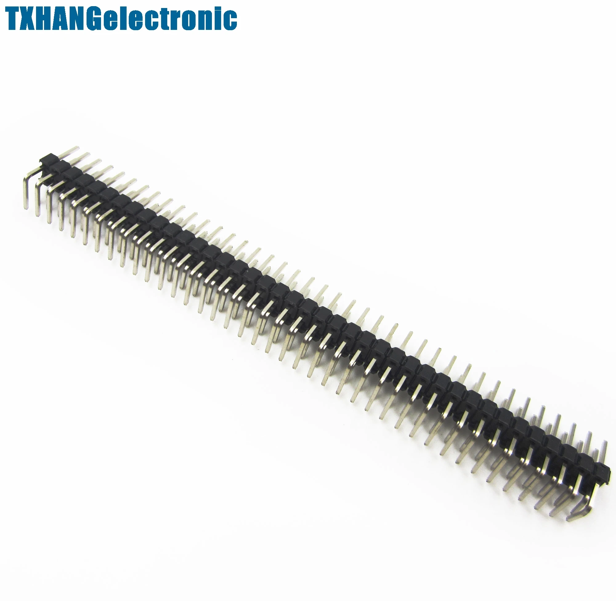 10 шт. 2 54 мм 2x40 Pin типа папа двухрядные правый угол Header Strip diy электроники |