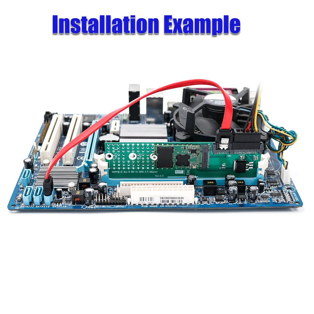 M.2 для NGFF B Key SATA Bus SSD к адаптеру SATA3 расширения установки слота памяти DDR карта 2230 2280