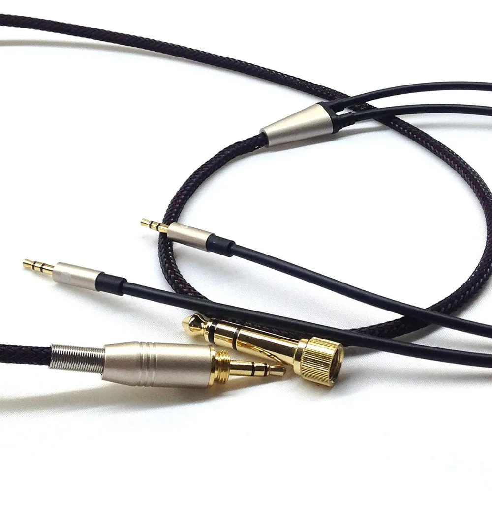 Сменный кабель ForHifiman HE400S/HE-400I/HE560/HE-350/HE1000/HE1000 V2 для наушников с нейлоновой оплеткой OFC шнур