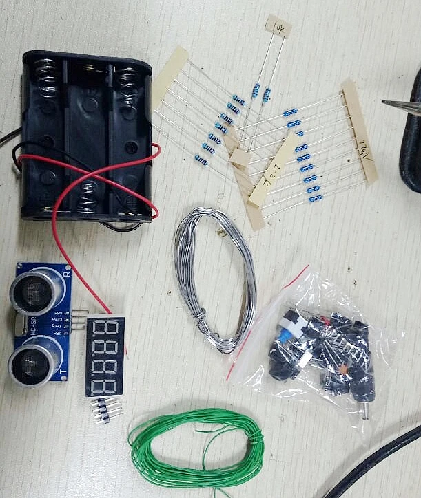 Электронный комплект для самостоятельной сборки ультразвуковой дальномер