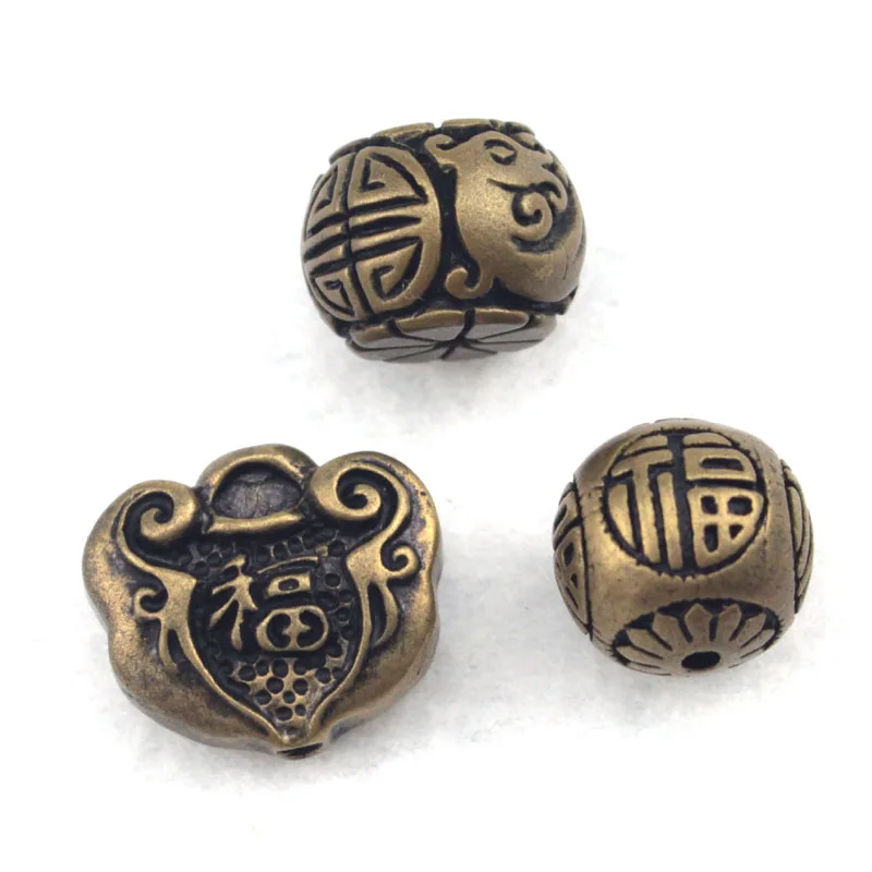 

Vintage style beads bronze metal beads spacer DIY beads for jewelry making 1 piece wholesale !