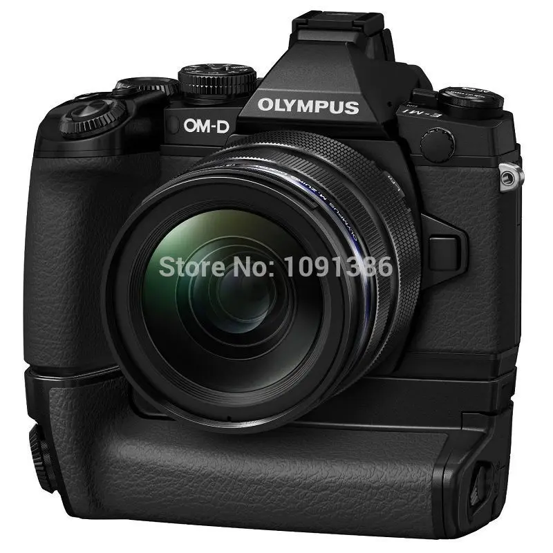 Батарейная ручка для Olympus OM-D E-M1 OMD EM1 компактный Системы Камера как HLD-7 HLD7 + 2 x BLN-1