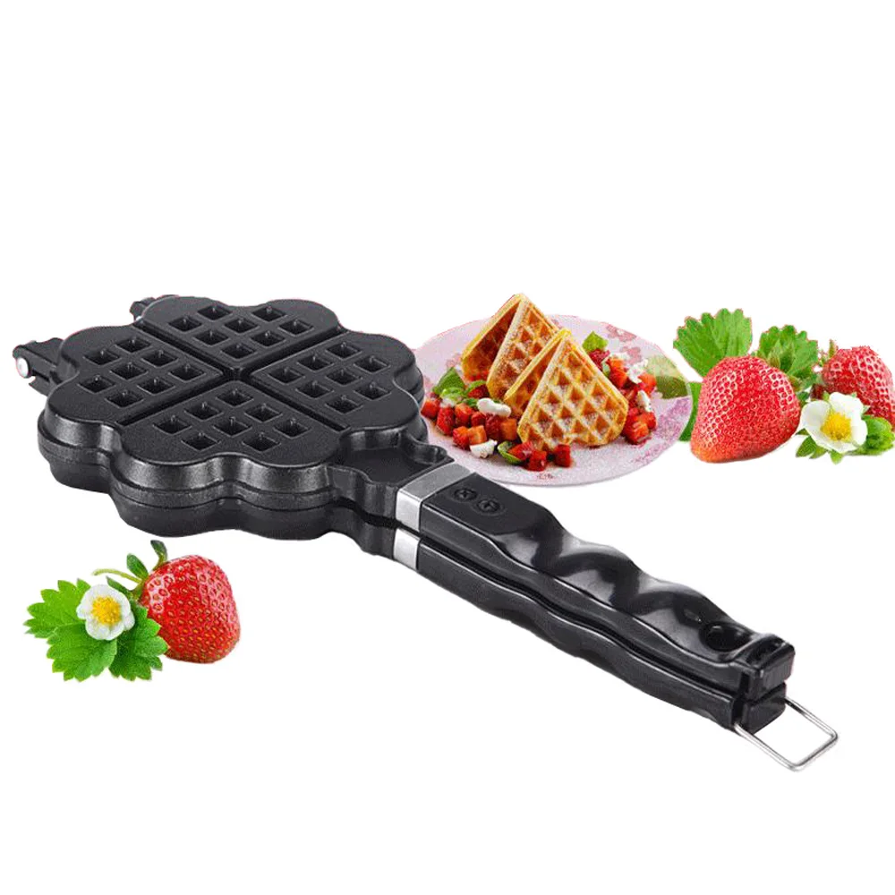 BETOHE DIY антипригарная металлическая вафельница в форме сердца кухонная форма для