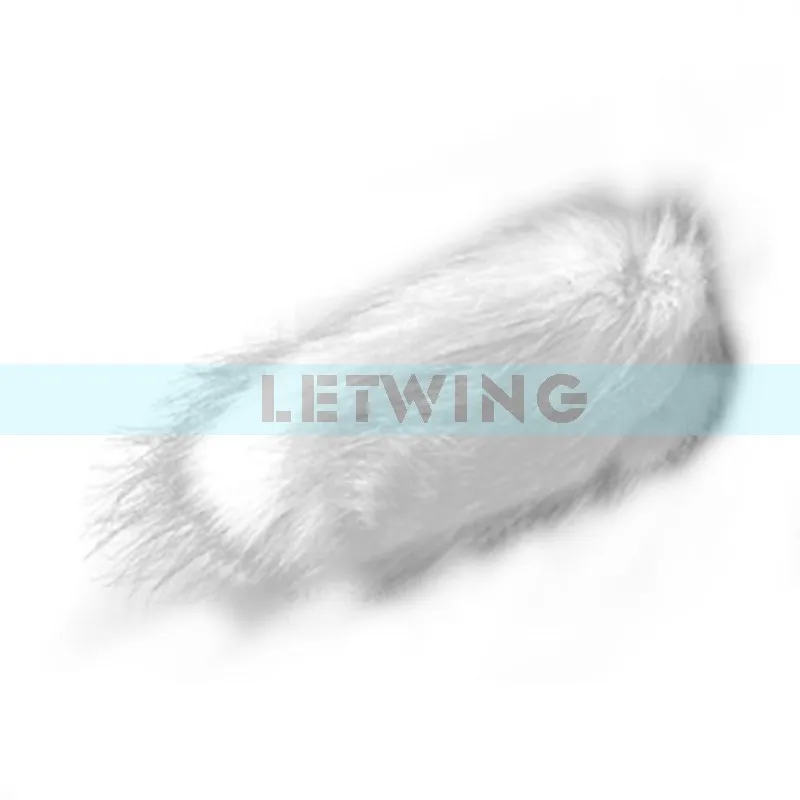 Новинка 14 см ветровое стекло белого цвета микрофон Меховая муфта Zoon для