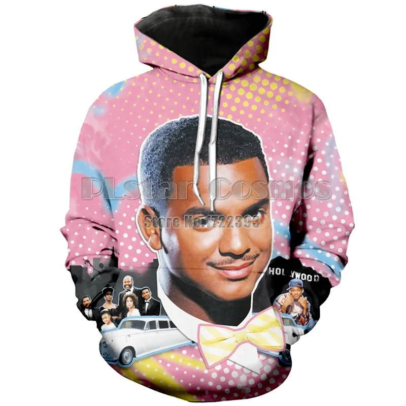 PLstar Cosmos The Fresh Prince of Bel Air одежда для женщин/мужчин забавные толстовки Will Smith& Carlton толстовка с капюшоном спортивная одежда топы