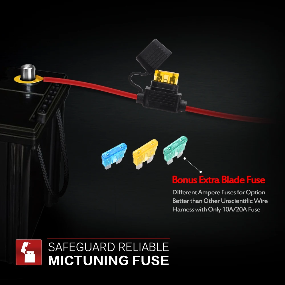 MICTUNING HD 300W светодиодный светильник с линейками опт высокое качество 40Amp реле ВКЛ