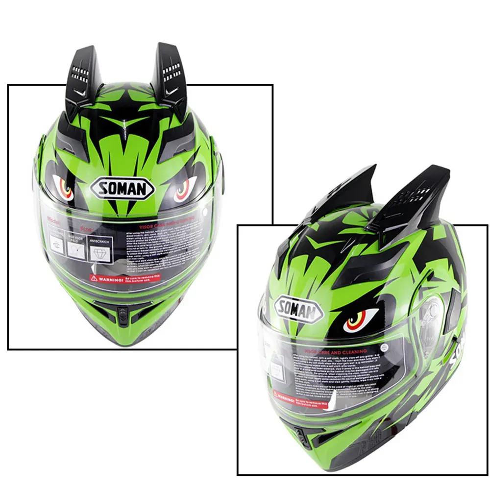 2pcs Full Face Motorcycle Helmet Horns Racing Mohawk Personality Durable Horn Accessories | Автомобили и мотоциклы
