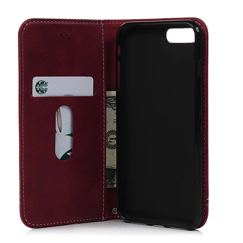 Магнитный кожаный чехол YOKIRIN кошелек для iPhone 7 6 S Plus флип сумки с отделением карт
