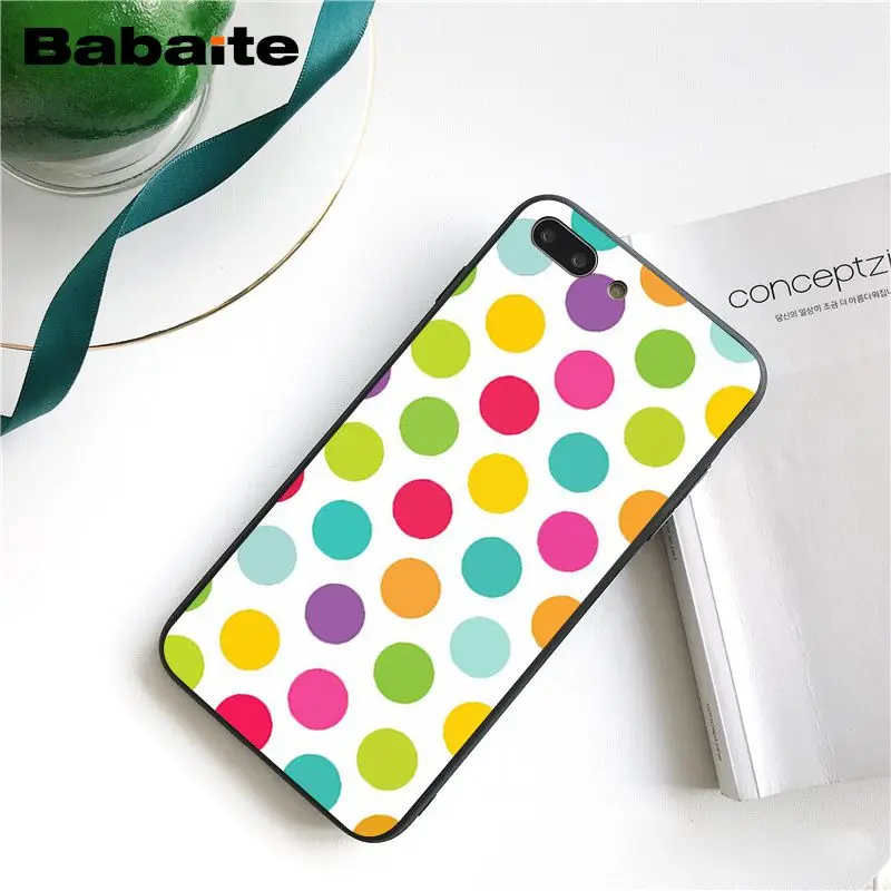 A14 Babaite чехол для телефона в горошек для iphone 11 Pro 11Pro Max 5 5Sx 6 7 7plus 8 8Plus X XS MAX XR - Цвет: A14