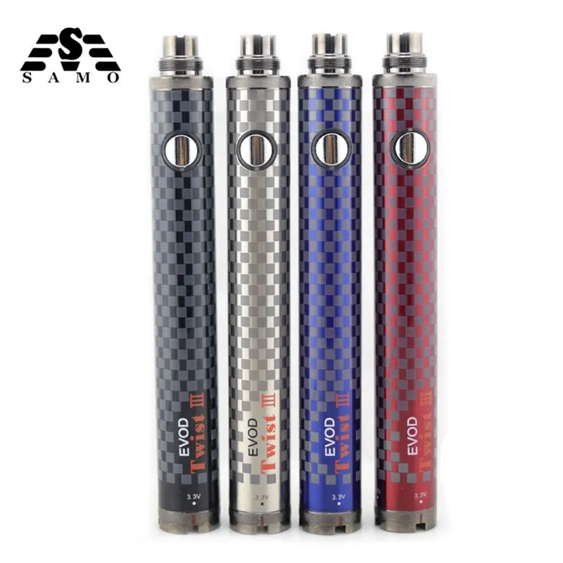 10 шт./лот Sub Two Evod Twist III батарея электронная сигарета двойная катушка атомайзер Mego