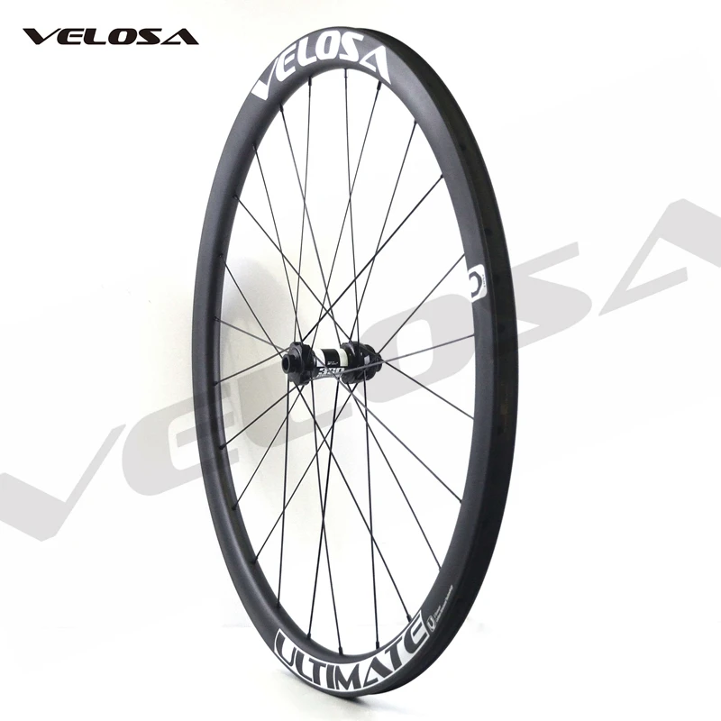 Velosa Ulti 35 полный углеродный комплект колес 700C дорожный велосипед дисковый тормоз