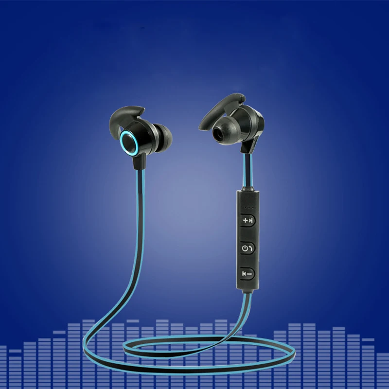 Wireless Bluetooth Earphones Sports Sweatproof Earphone Sport Running Stereo Bass Hi-Fi Headset For iPhone Xiaomi Samsung | Электроника
