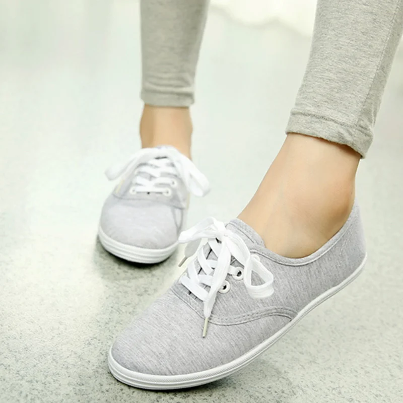 Fashion Women Casual Shoes Woman Canvas Female Flat Basket Black Trainers Tenis Feminino spring summer footwear | Обувь