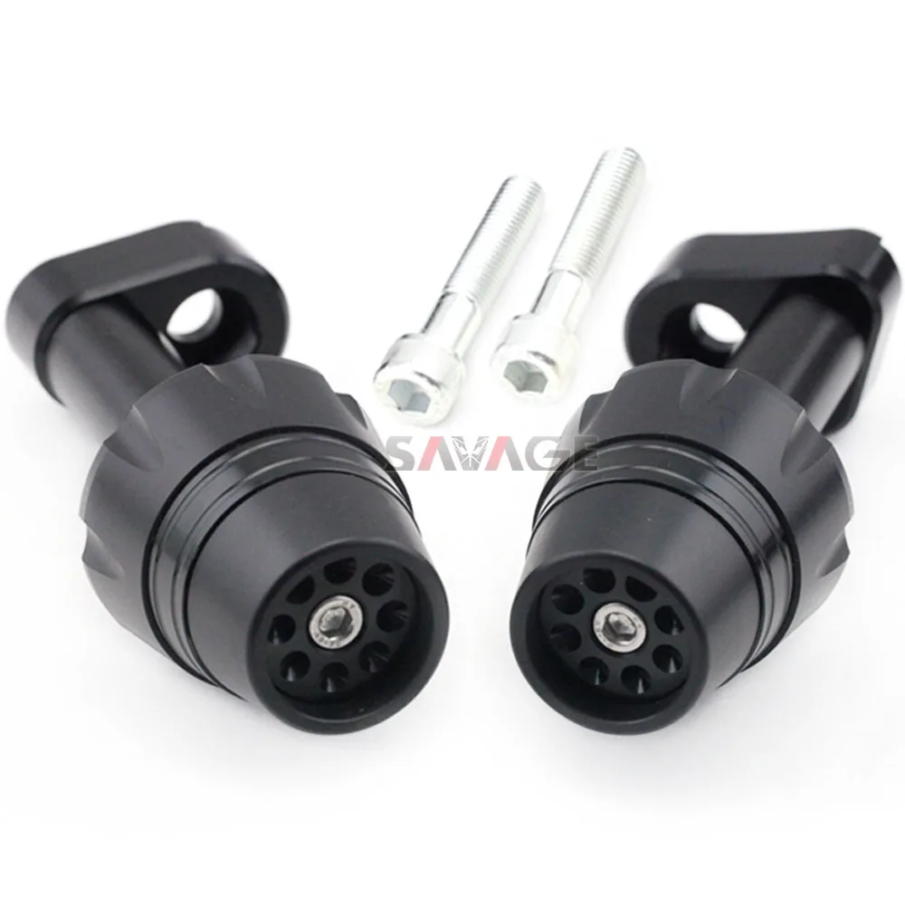 Black Рамка Ползунки Краш протектор для YAMAHA YZF R25/R3 MT25 MT03- 15 16 17 18 аксессуары для мотоциклов защита от падения - Цвет: Black