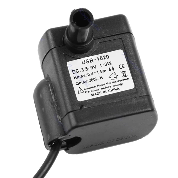 DC 3 5 V 9V 3W USB погружной фонтан Пруд водяной насос аквариумный аквариум горячий