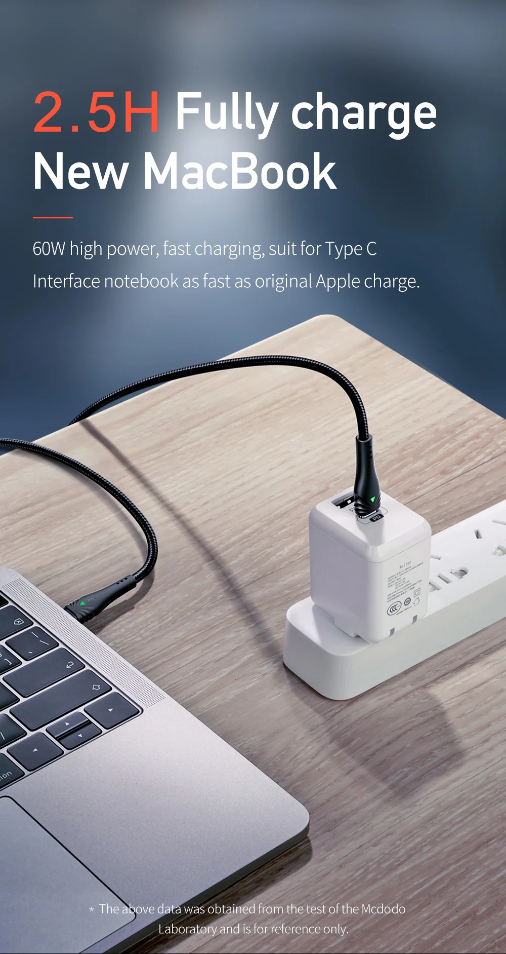 Mcdodo 60 Вт PD usb type C к USB C кабель для передачи данных для samsung S9 huawei Xiaomi ноутбук macbook Pro Телефон быстрая зарядка QC4.0 шнур