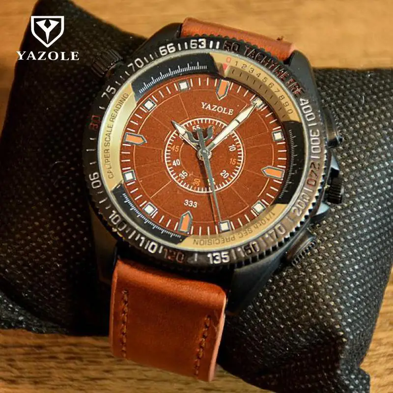 Часы мужские спортивные ударопрочные кварцевые с кожаной подсветкой 3ATM 2018|wristwatch