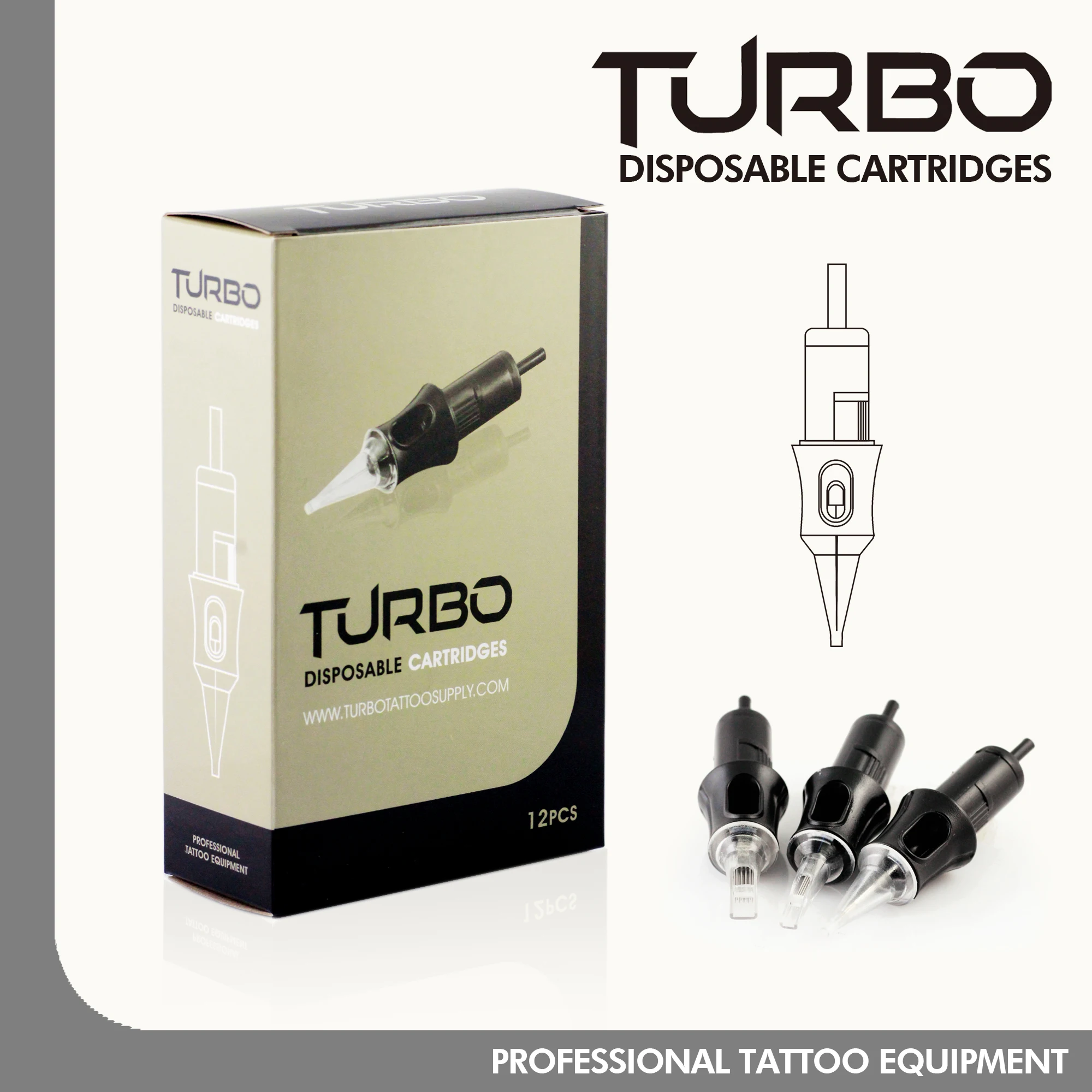 

Turbo Curved Magum Needle Cartridge(Dia 0.30mm)#10