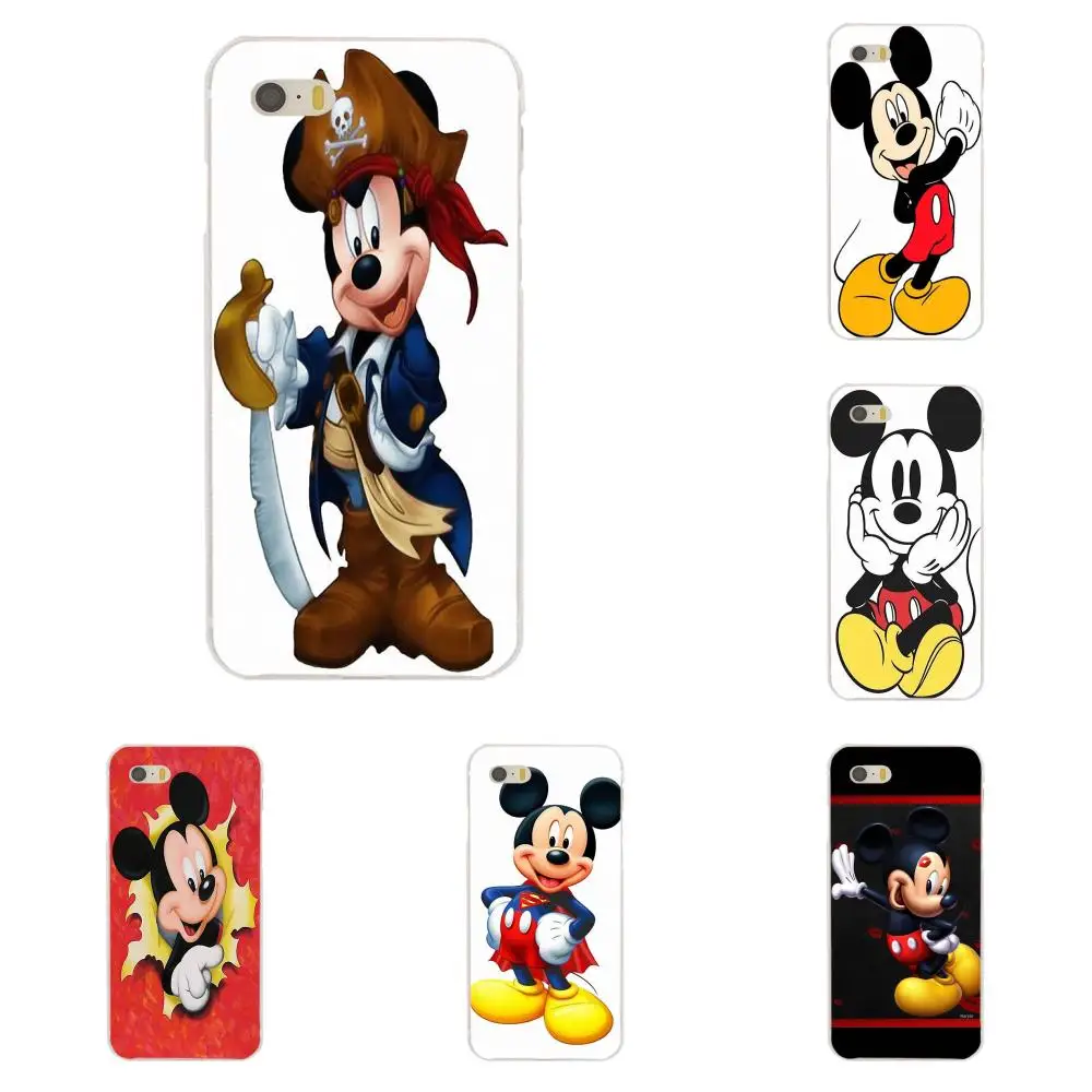 Лучший чехол из ТПУ для Apple iPhone 4 4S 5 5C 5S SE 6 6S 7 8 Plus X XS Max XR Bad Mick Mouse On Wood
