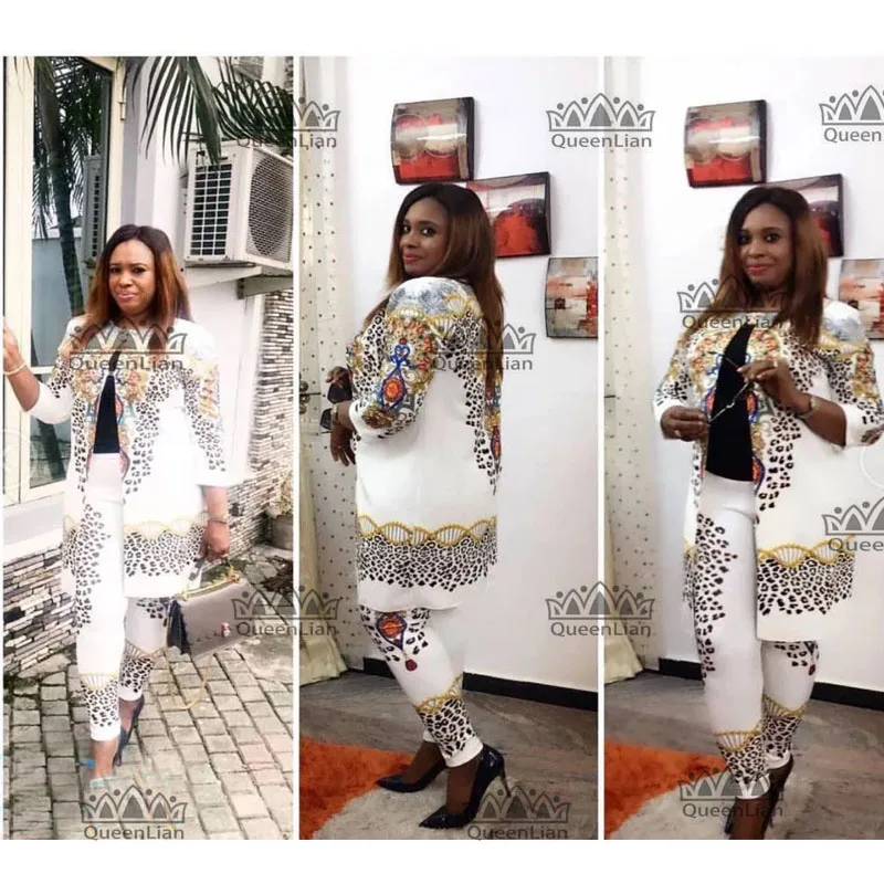 2018 африканская триадиционная одежда клеящиеся алмазные комплект из 2 предметов с