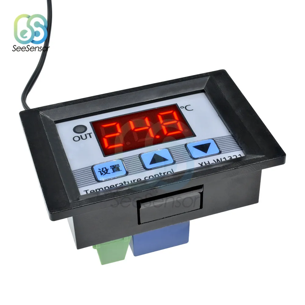 XH W1321 DC 12V 10A LED Digital регулятор температуры термостата контрольный переключатель