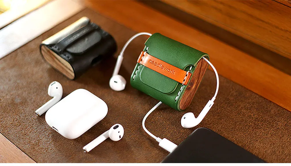 Роскошный чехол для Apple Airpods 1 2, новейший Ретро чехол из натуральной кожи, аксессуары, защитный наушник с Bluetooth, чехол, сумка