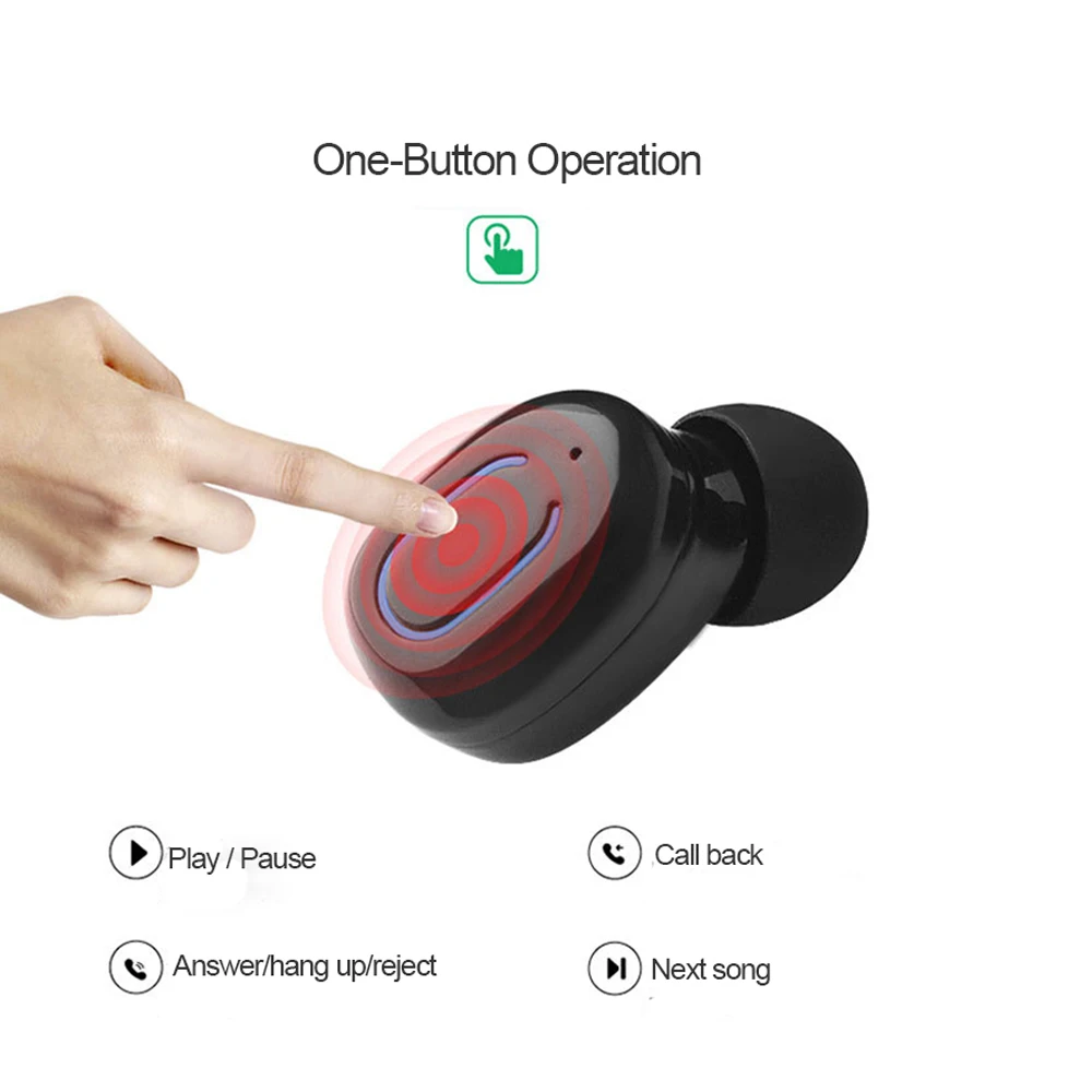 T18s TWS 5 0 беспроводные Bluetooth наушники спортивные Беспроводная гарнитура