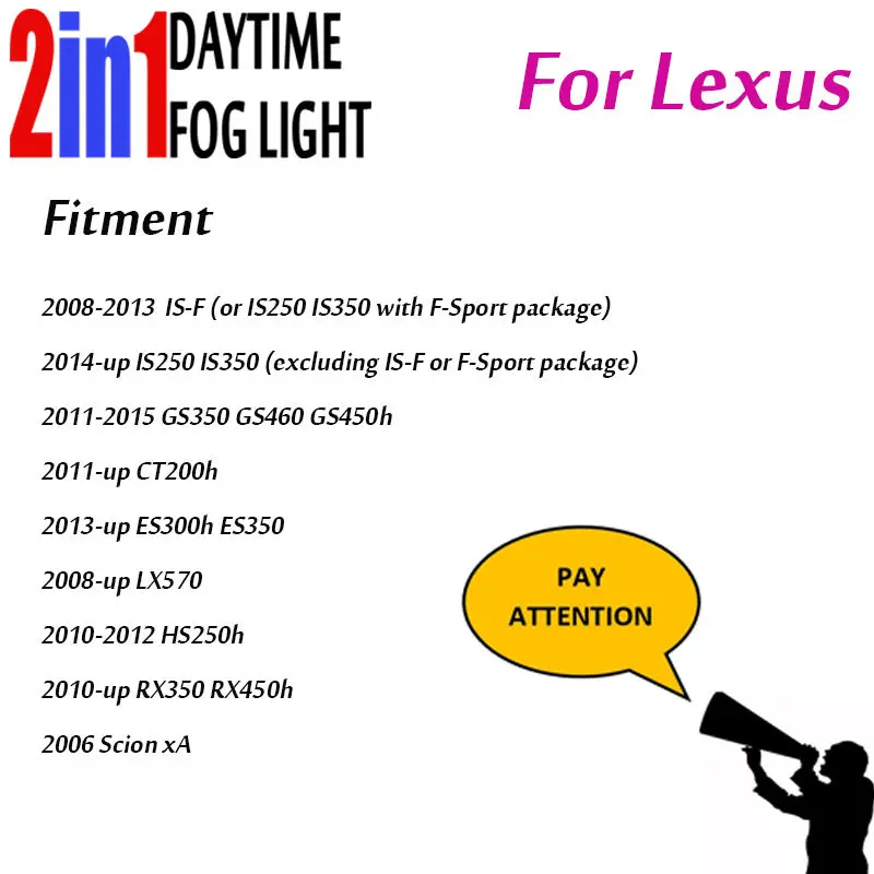 Для Lexus RX450h новые светодиодные противотуманные светильник с DRL Габаритные огни s