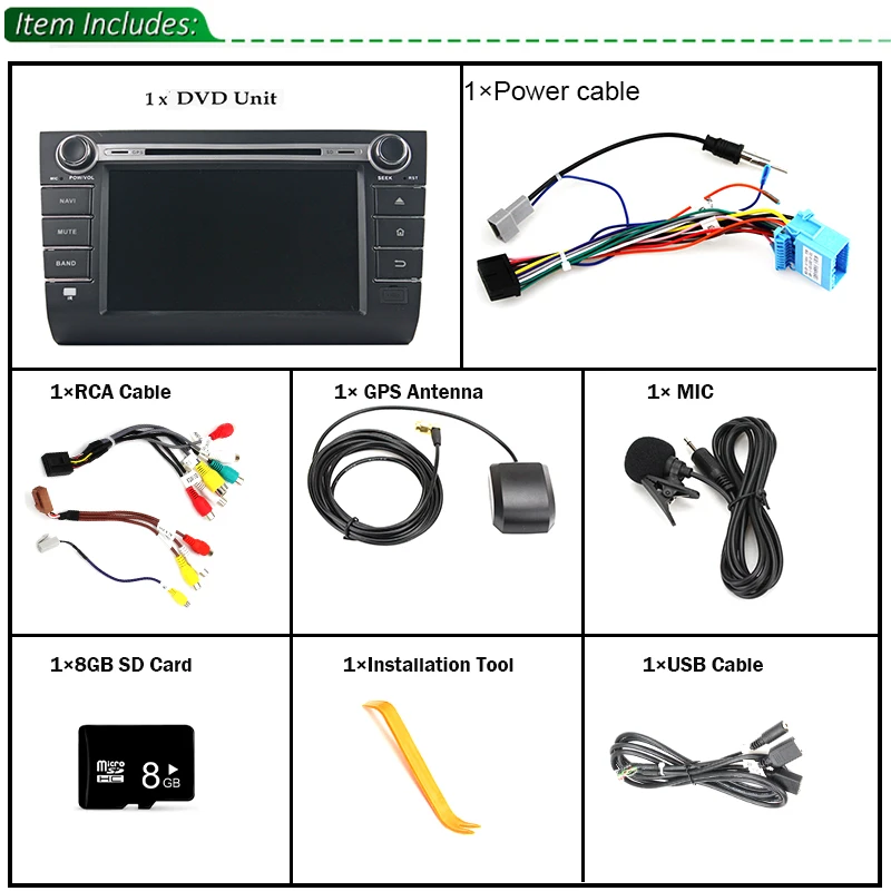 Haisunny 4G Оперативная память Android 8 0 автомобильный DVD для Suzuki Swift 2004-2006 2007 2008 2009 2010 32G